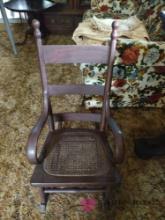 vintage childs rocking chair
