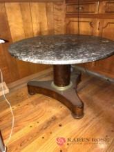 vintage Round marble table
