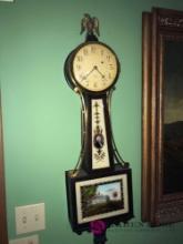 antique Waltham banjo clock