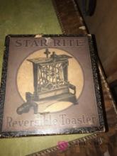 Antique Star rite reversible toaster
