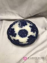 5 1/4 inch flow blue bowl