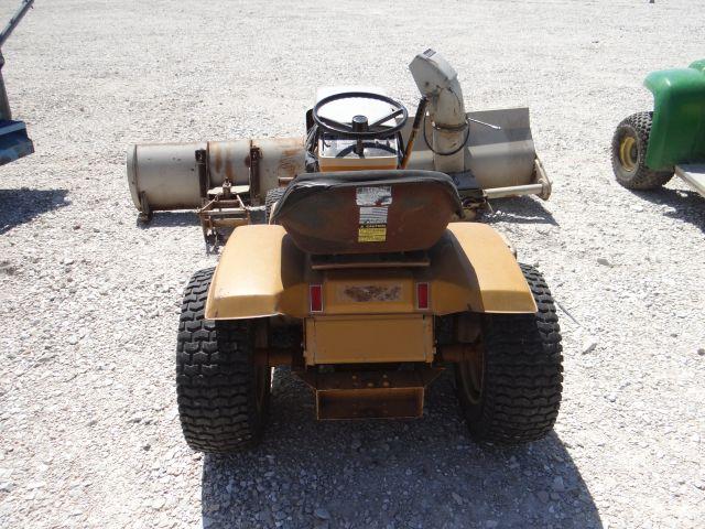 Montgomery Ward lawn tractor, front blade, & snow