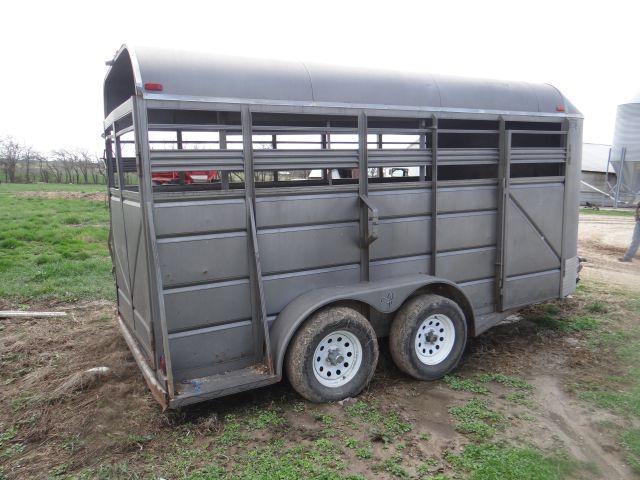 Ponderosa 16' Tandem Axle Stock Trailer