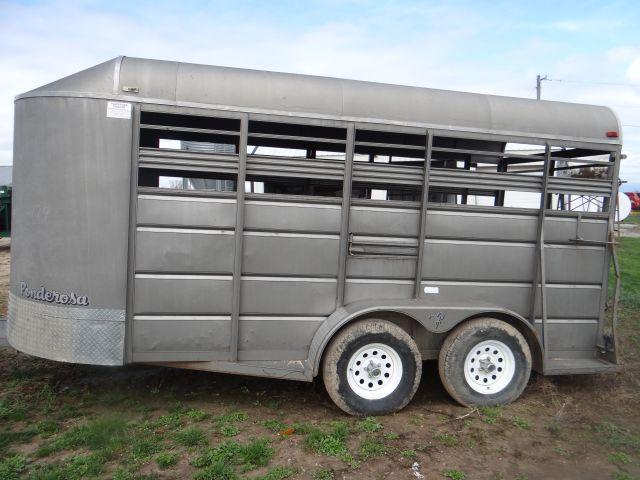 Ponderosa 16' Tandem Axle Stock Trailer