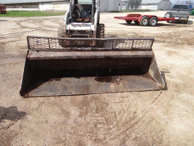 8' Litter Bucket For Skid Steer