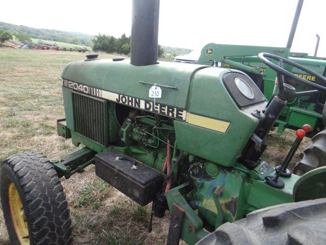 John Deere 2040 Tractor, 1980