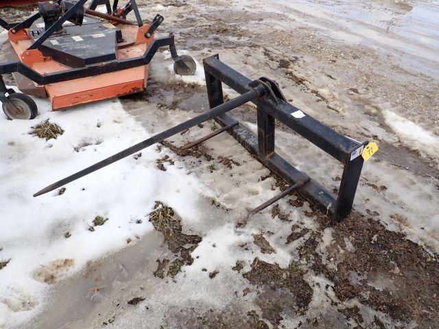 Skidsteer Bale Spear