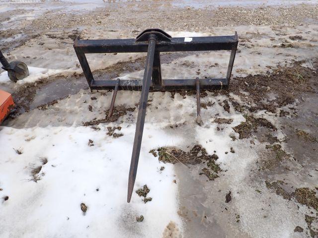 Skidsteer Bale Spear