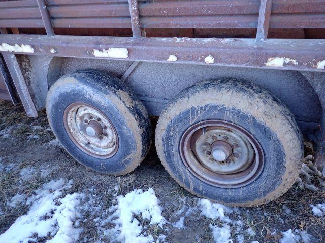 1999 7' x 20' Livestock Trailer