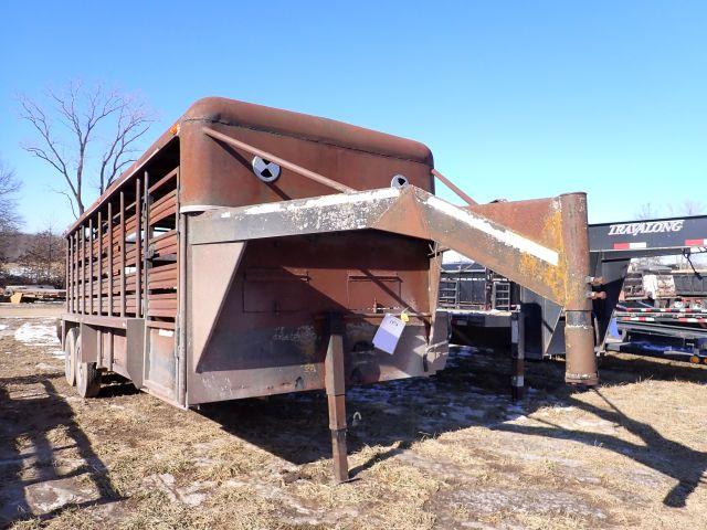 1999 7' x 20' Livestock Trailer