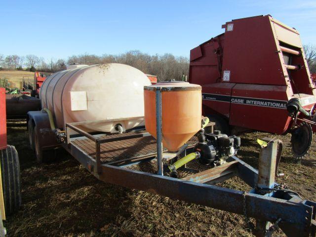 1400 Gallon Nurse Tank on Trailer