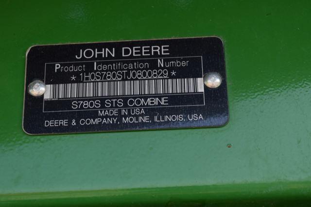 John Deere S780 Combine, 2018