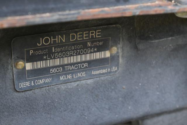 John Deere 5603 Tractor