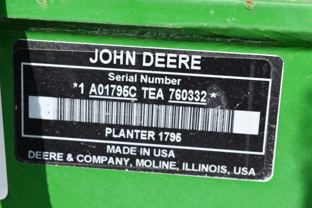 John Deere 1795 Planter, 2015