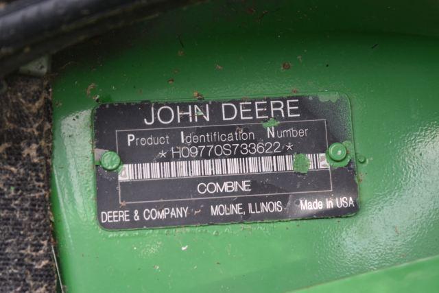 John Deere 9770 STS Combine, 2010