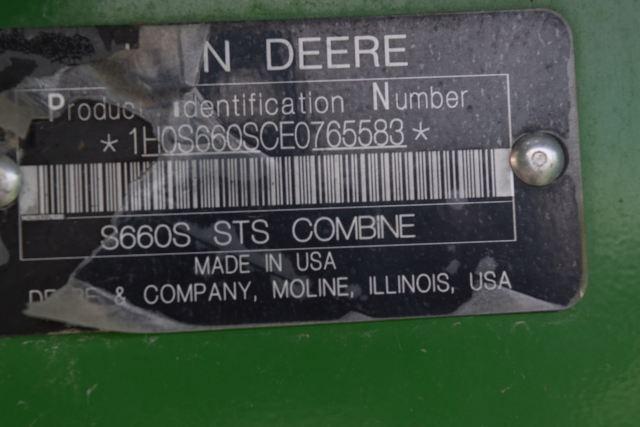 John Deere S660 Combine, 2014