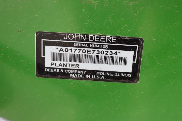 John Deere 1770 NT Planter, 2009