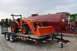 Kubota L3901D Tractor and Trailer