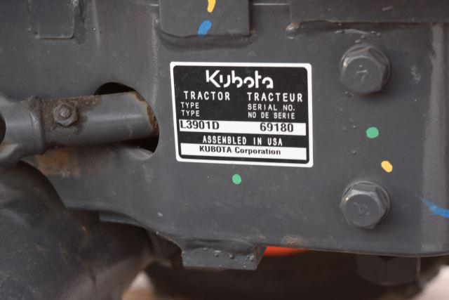 Kubota L3901D Tractor and Trailer
