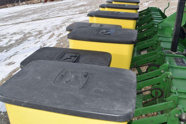 Homemade Planter on JD Tool Bar