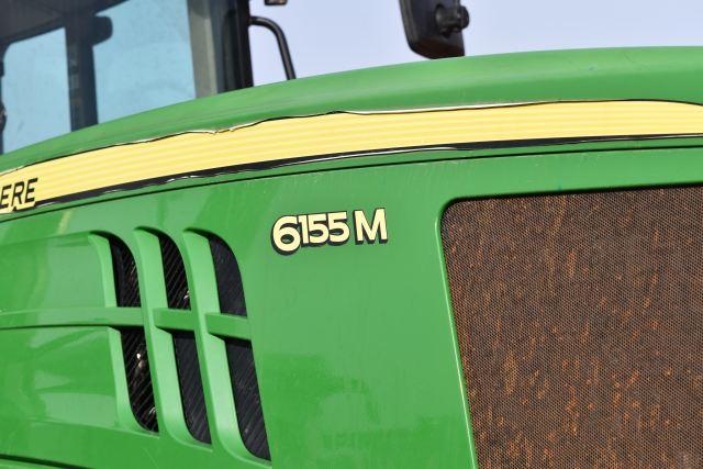 John Deere 6155M Tractor, 2017