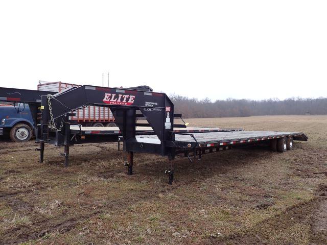 2017 Elite 40' Gooseneck Trailer