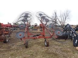 H&S V-10 Wheel Hay Rake