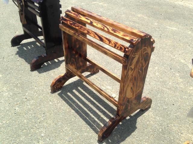 Horse Head Carving Saddle Stand