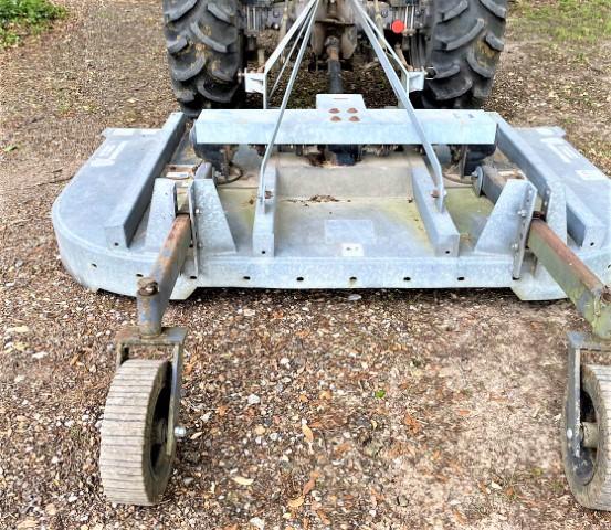 Modern galvanized 8’ rotary mower, 3 point hitch