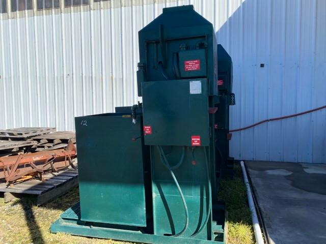 Industrial air over hydrualic trash compactor