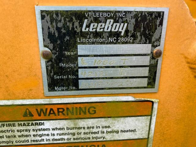 LeeBoy model 1000T asphalt paver