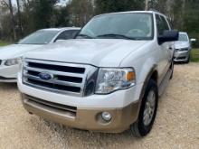 2011 FORD EXPEDITION, WHITE