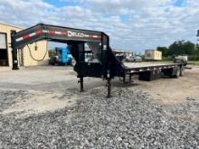 2021 Delco gooseneck 34' equipment trailer