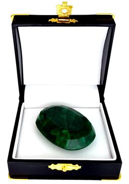 APP: 17k 162.00CT Oval Cut Emerald Gemstone