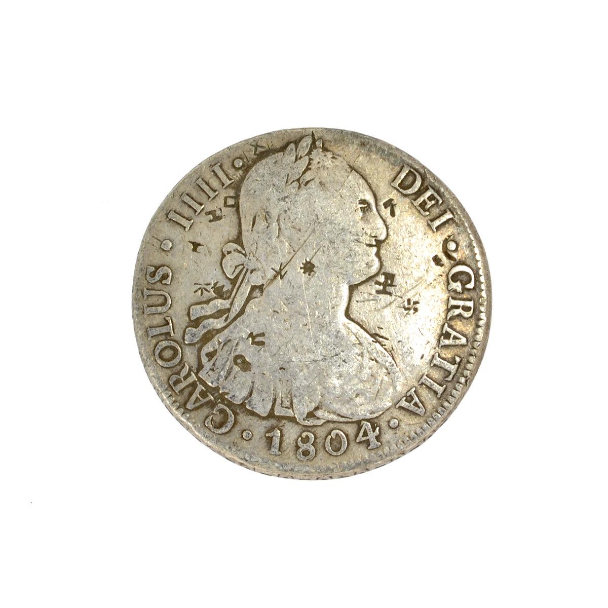 1804 Eigth Reales American First Silver Dollar Coin