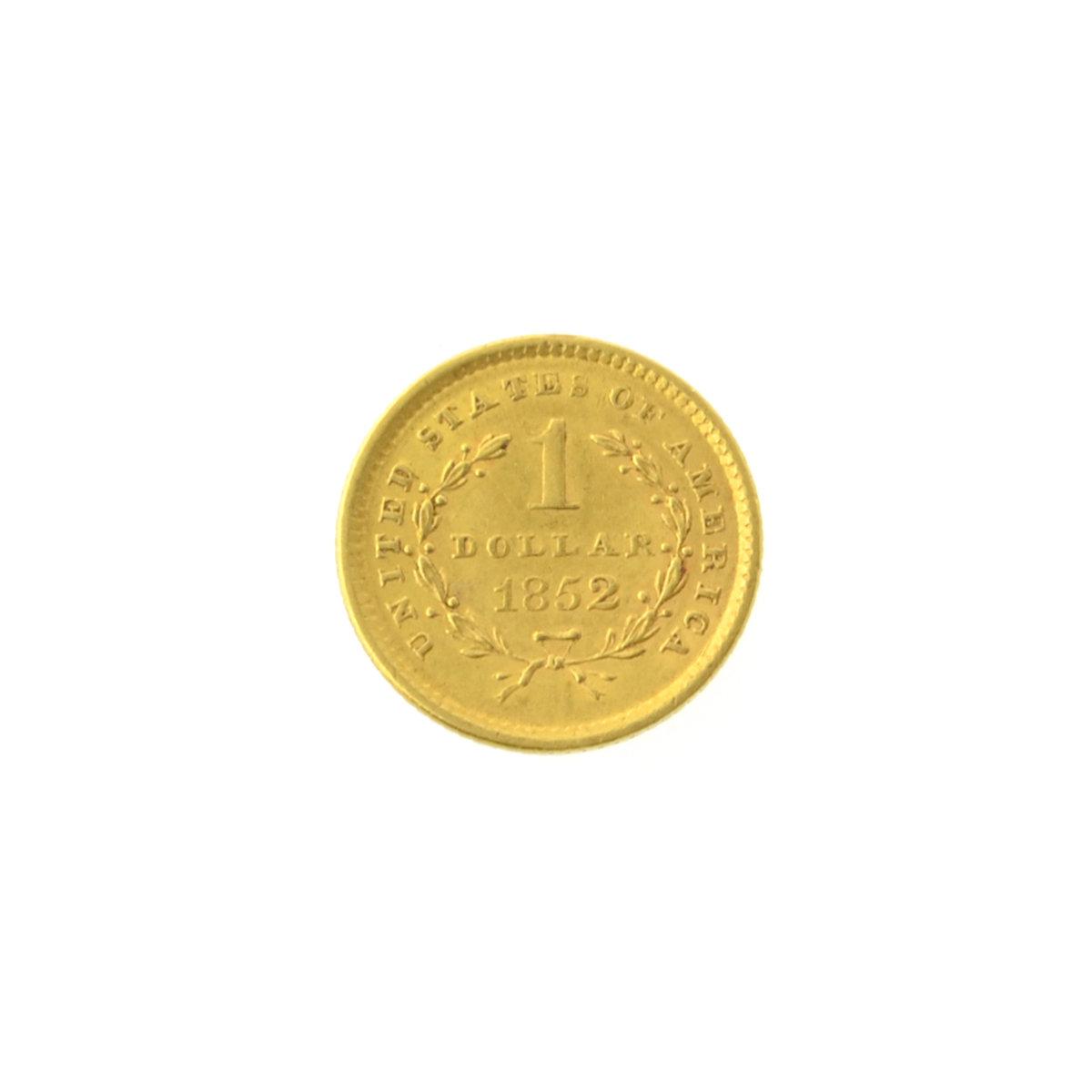*1852 $1 U.S.Liberty Head Gold Coin (JG-N)