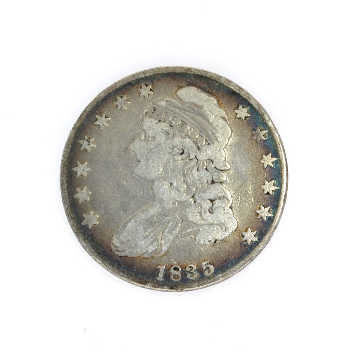 1835 Capped Bust Half Dollar Coin