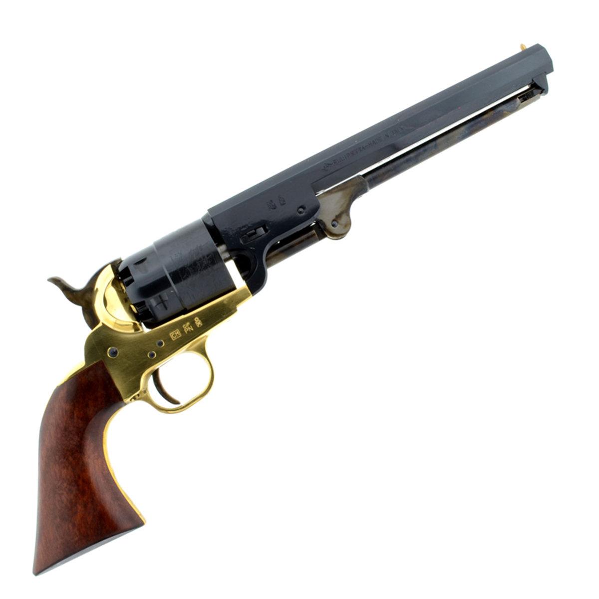 New Traditions 1851 Navy Revolver .44 Cal Brass Frame 7 1/2'' Blue Barrel