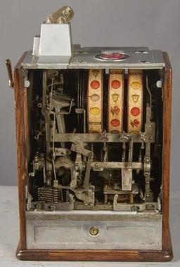 Rare Antique 5¢ Jennings Victoria Model B Slot Machine -P-