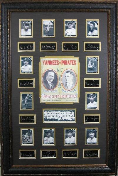 1927 Yankees - Plate Signatures