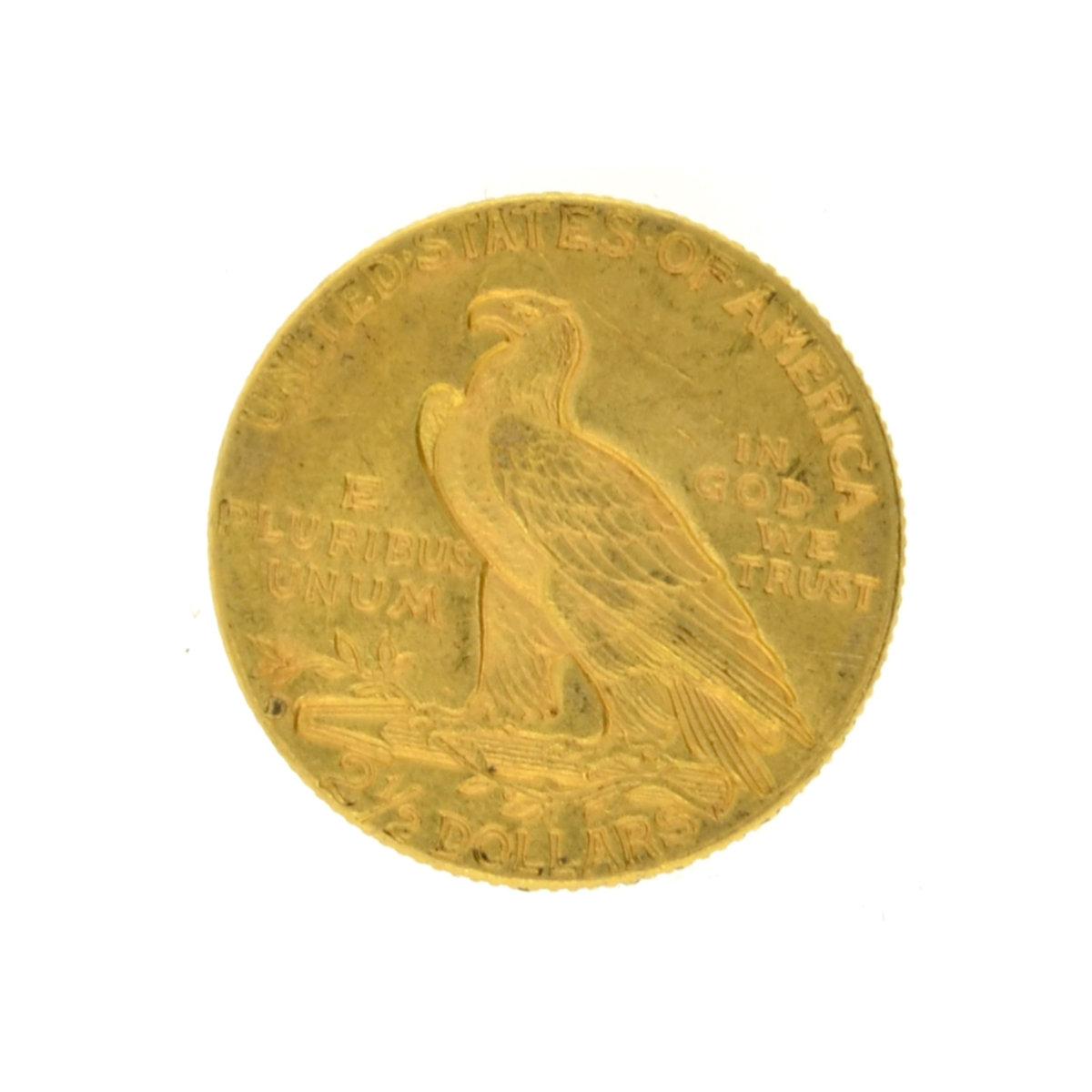 1925-D $2.50 Indian Head Gold Coin