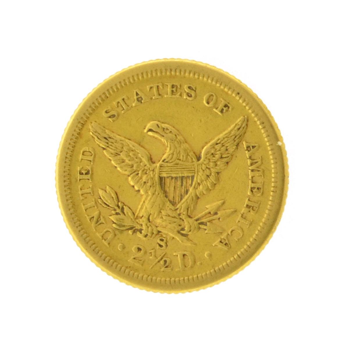 1875-S $2.50 Liberty Head Gold Coin
