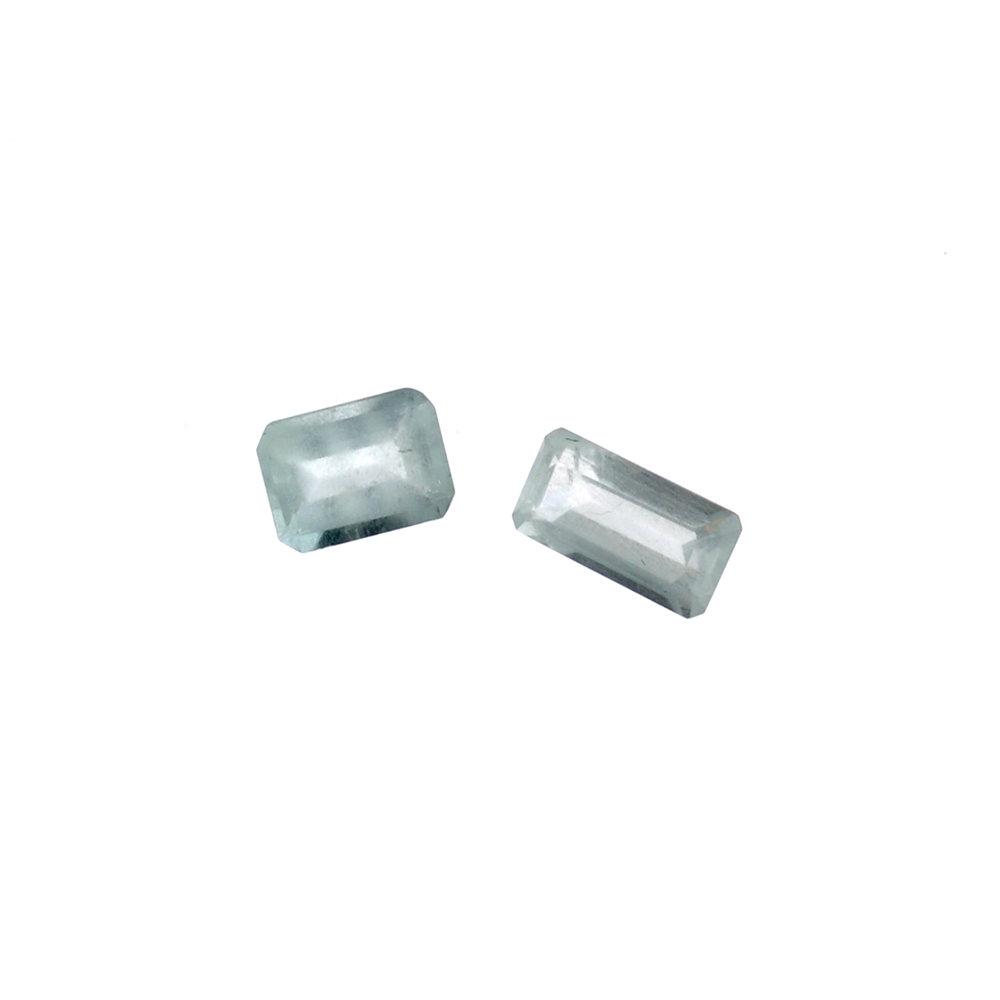 APP: 1.2k 3.06CT Rectangular Cut Natural Aquamarine Parcel