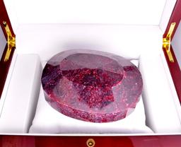 APP: 10.2k 2,556.00CT Oval Cut Ruby Gemstone