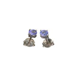 APP: 0.4k Fine Jewelry 0.40CT Oval Cut Tanzanite And Sterling Silver Earrings