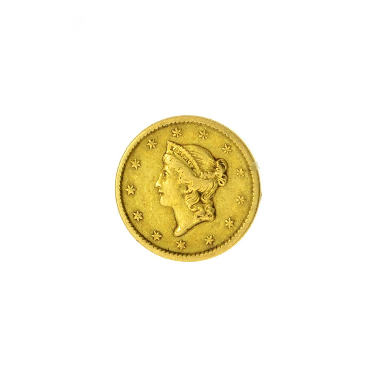 1851 $1 U.S. Liberty Head Gold Coin