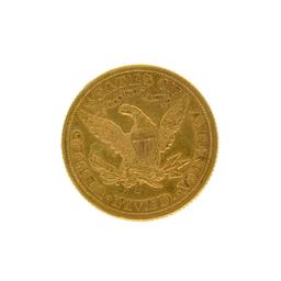 *1901-S $5 Liberty Head Gold Coin (DF)