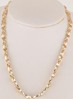 *Fine Jewelry 14KT Gold, 18'' Fancy Style Necklace (FJ F321)