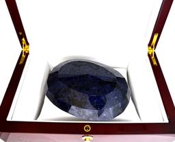 APP: 17.3k 2886.00CT Oval Cut Blue Sapphire Gemstone