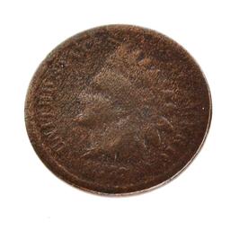 1877 One Cent Indian Head Coin